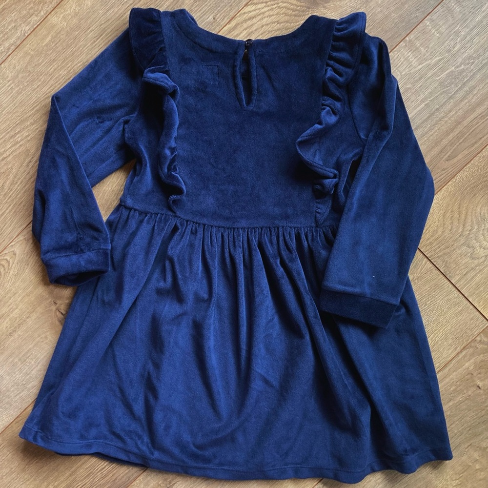 Gap Velvet Navy Dress